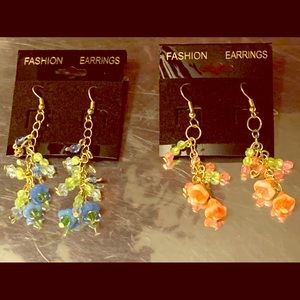 Flower earrings